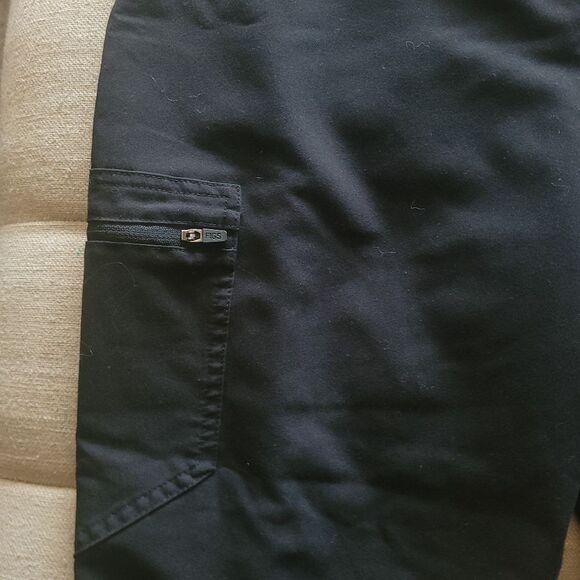 FIGS Zamora High Waisted Yoga Waistband Jogger Style Black Scrub Pants - XL/P - Picture 9 of 13